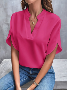 Elegant V-Neck Blouse for Women