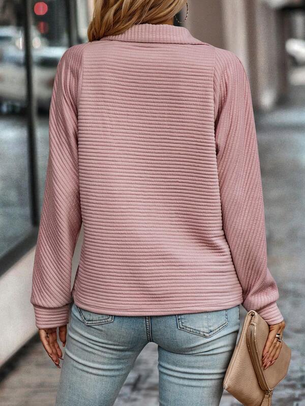 Elegant Half-Zip Sweater for Women