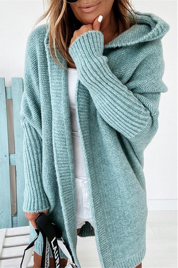 Women's Hooded Casual Cardigan