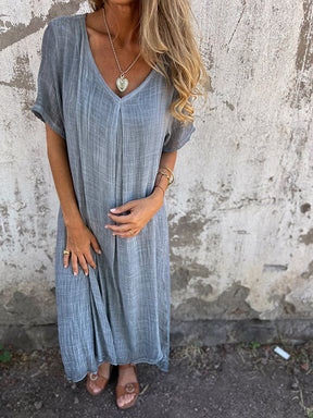 Classic V-Neck Dress