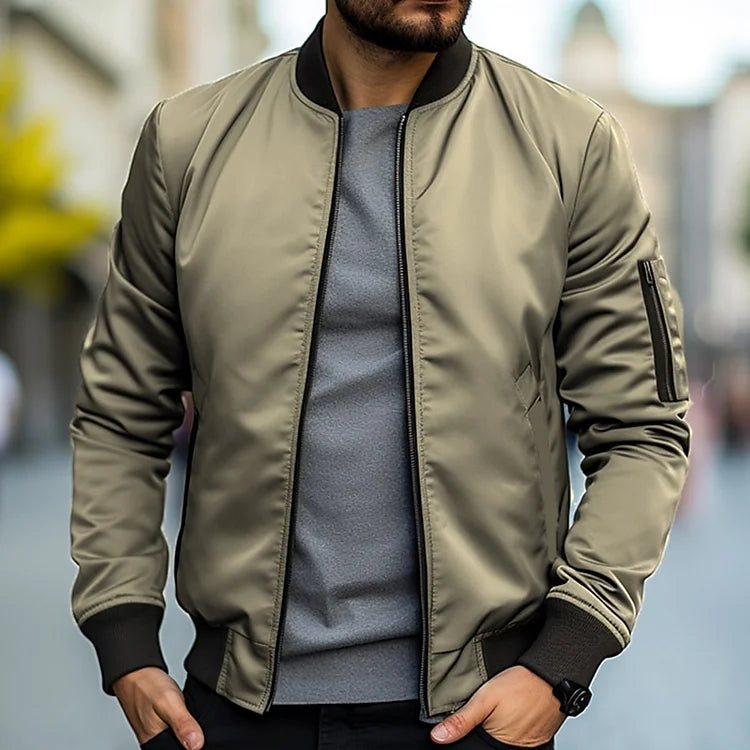 Men's Classic Bomber Jacket