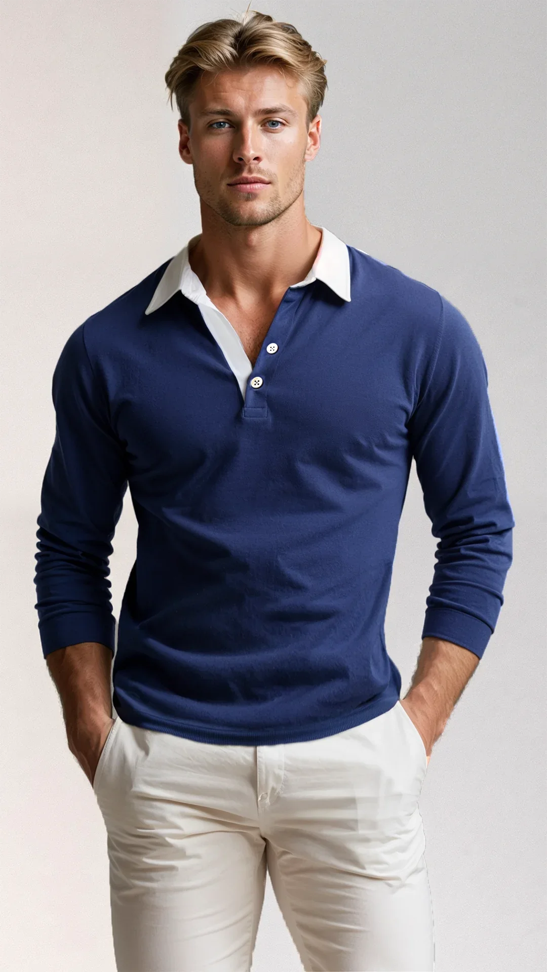 Men's Stylish and Elegant Polo Sweater