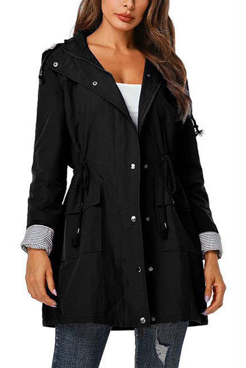 Women's Hooded Raincoat