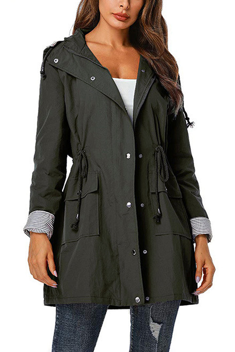 Women's Hooded Raincoat