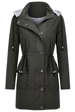 Women's Hooded Raincoat