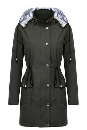 Women's Hooded Raincoat