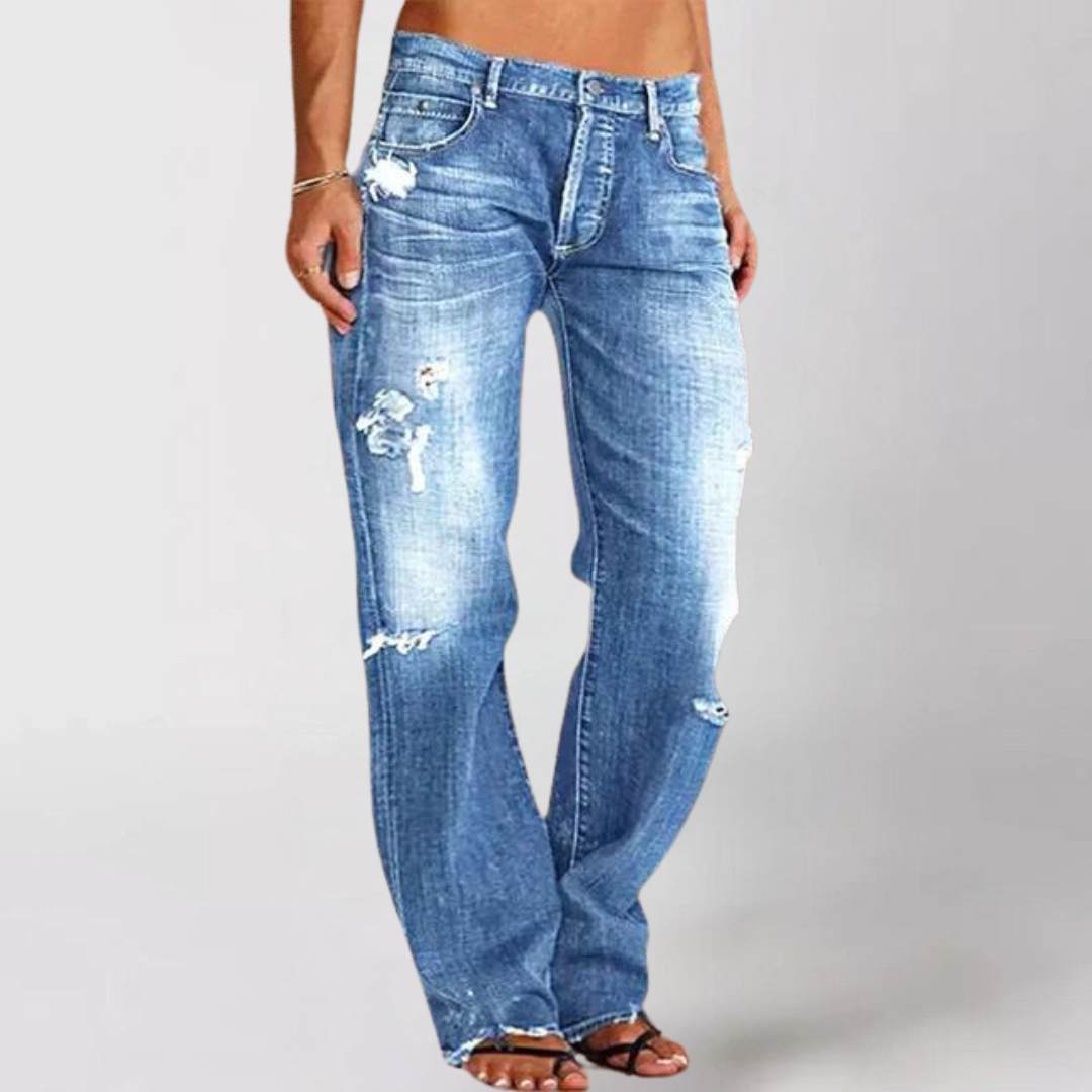 Timeless Loose-Fit Denim Jeans for Women