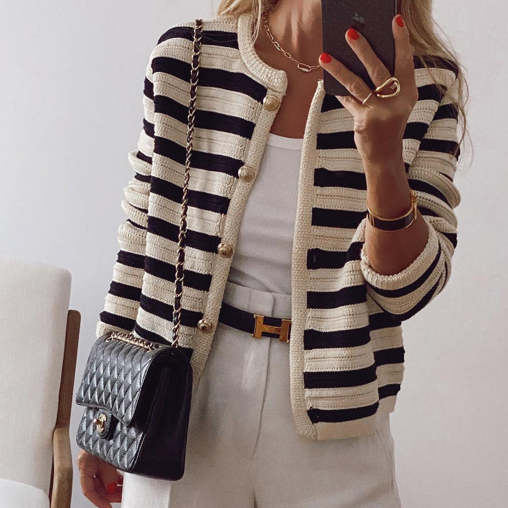 Stylish and Comfortable Striped Jacket