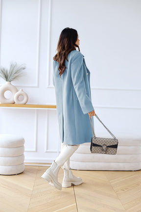 Double Breasted Women's Long Coat