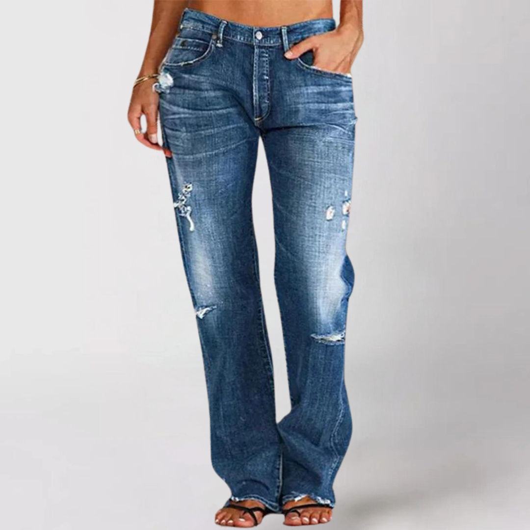 Timeless Loose-Fit Denim Jeans for Women