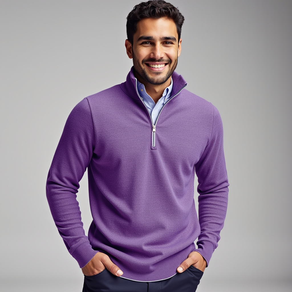 Men's Zip-up Sweater