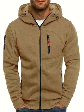 Casual Zip-Up Hoodie for Everyday Comfort