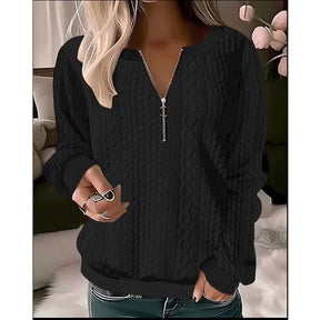 Casual Half-Zip Sweater for Women