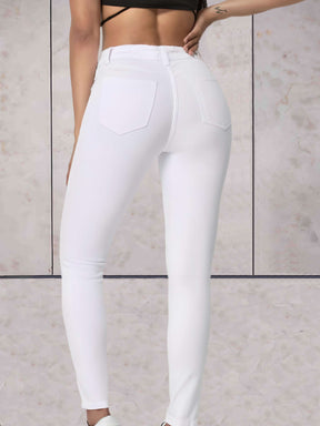 High-Waisted Tight-Fitting Jeans for Women