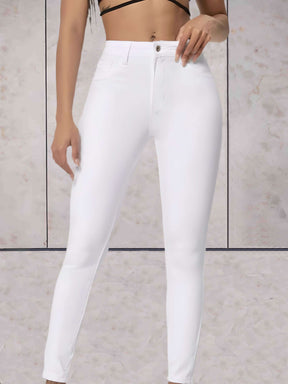 High-Waisted Tight-Fitting Jeans for Women