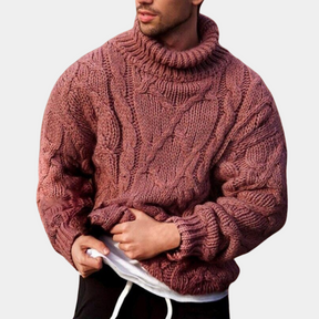 Men's Winter Turtleneck Knitted Sweater