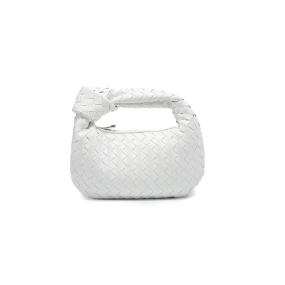 Elegant Handbag with Knotted Handle