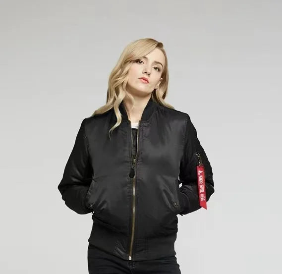 Stylish Warm Women's Bomber Jacket