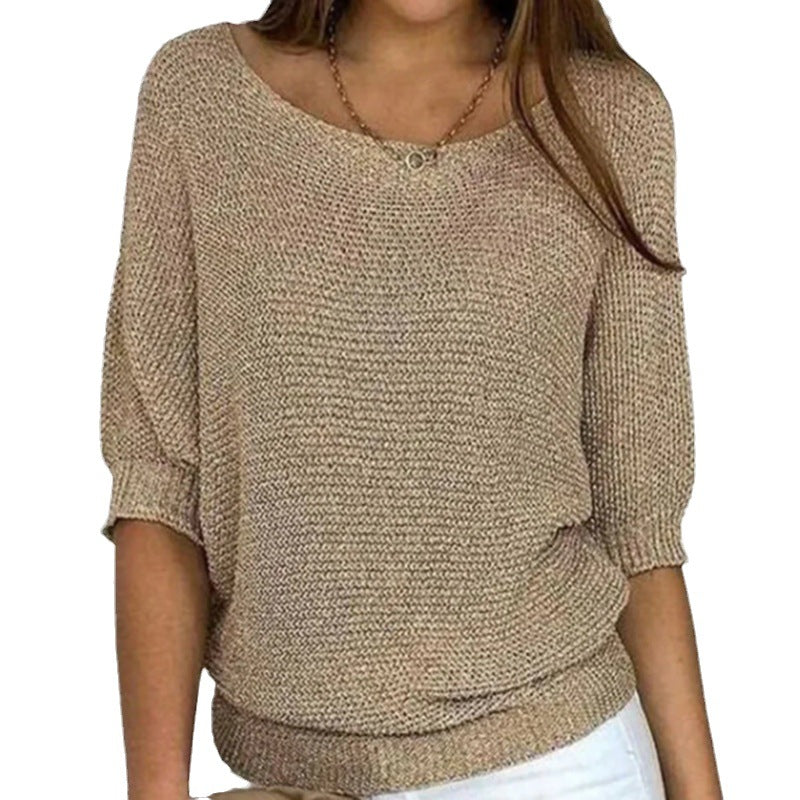 Elegant Knitted Sweater Pullover for Women