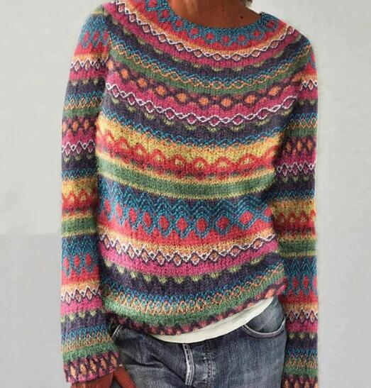 Multicolored Sweater for Women