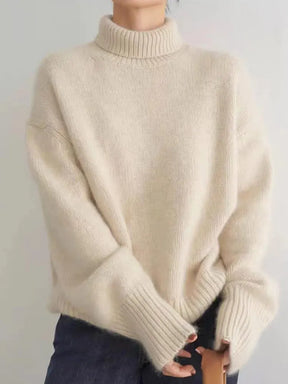 High-Collar Sweater for Women