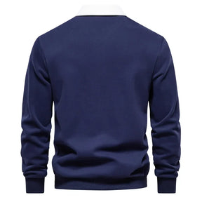 Fashionable Long Sleeve Polo Shirt