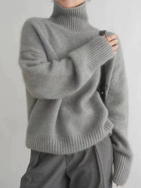 High-Collar Sweater for Women