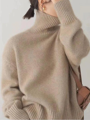 High-Collar Sweater for Women