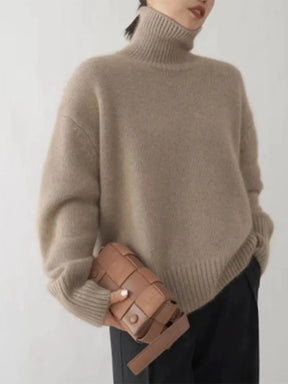 High-Collar Sweater for Women