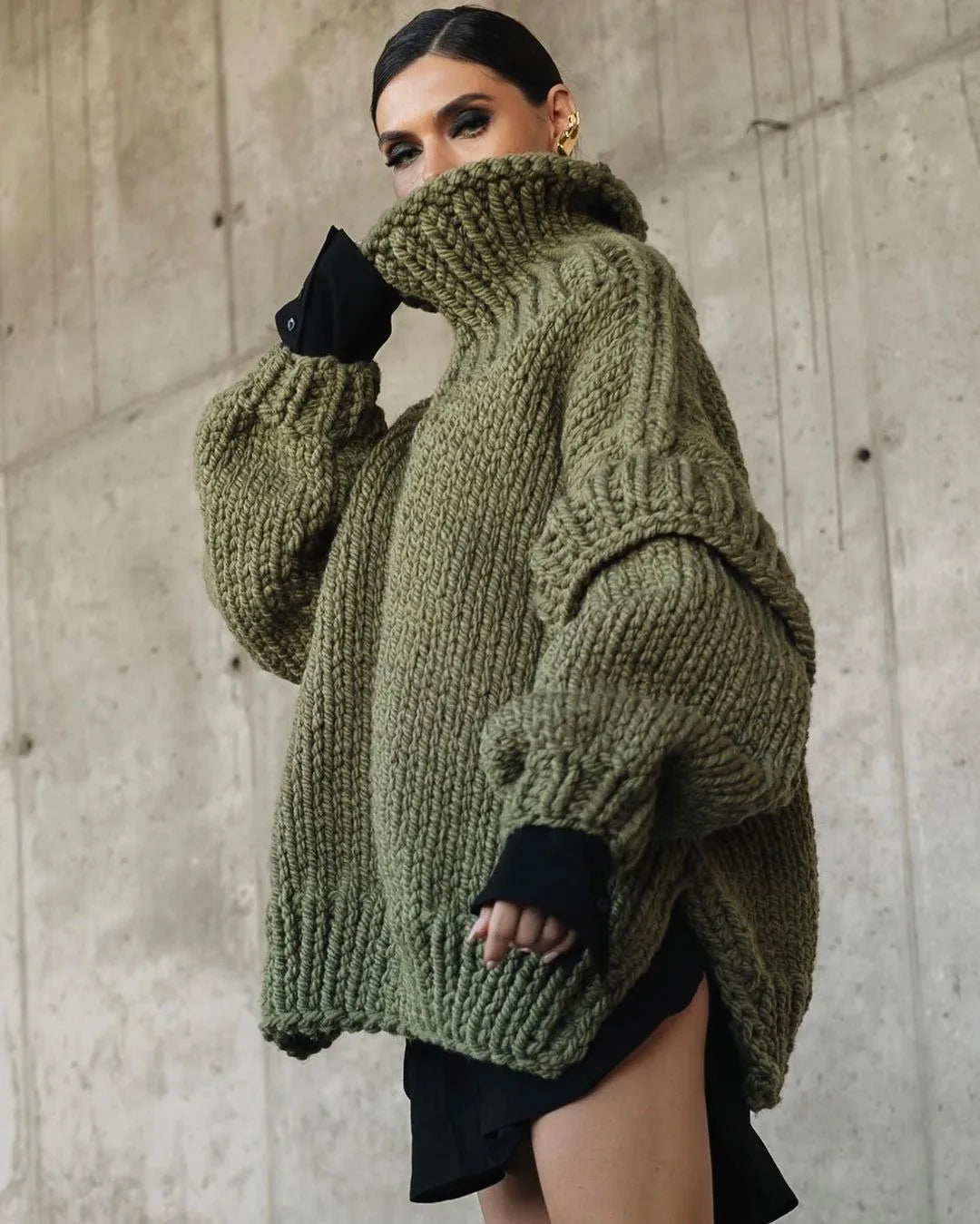 Oversized Turtleneck for Women