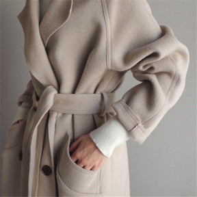 Minimalist Long Trench Coat