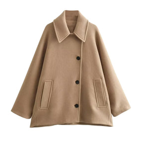 Simple Oversized Women's Coat