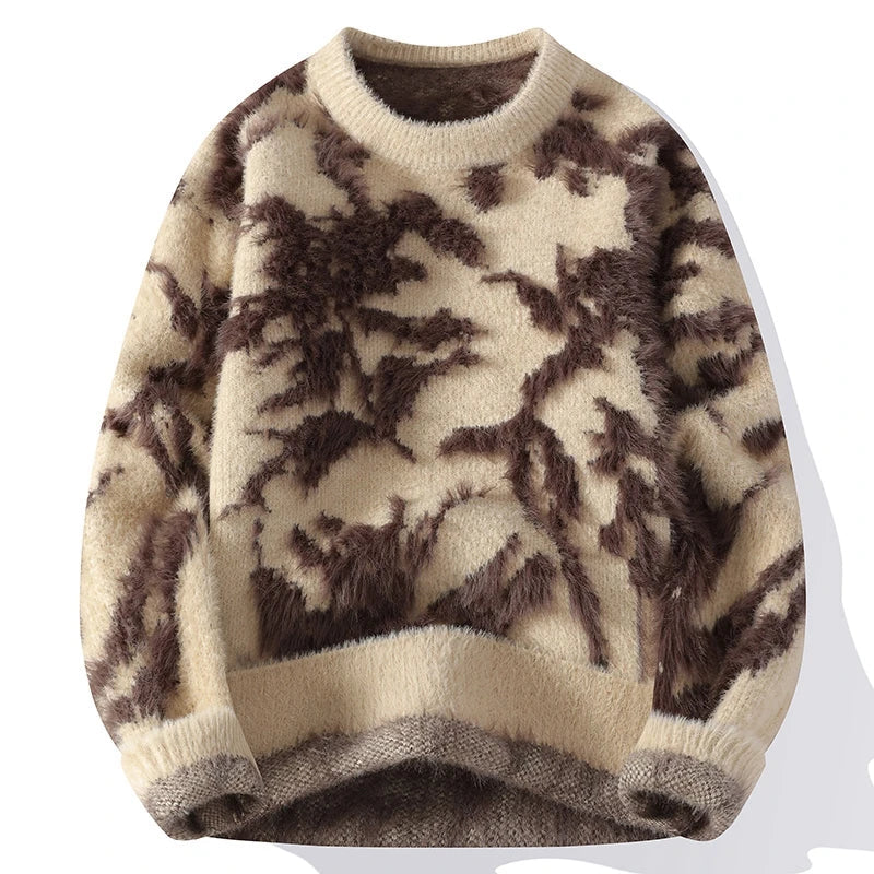 Soft and Fluffy Long Sleeve Jumper for Men