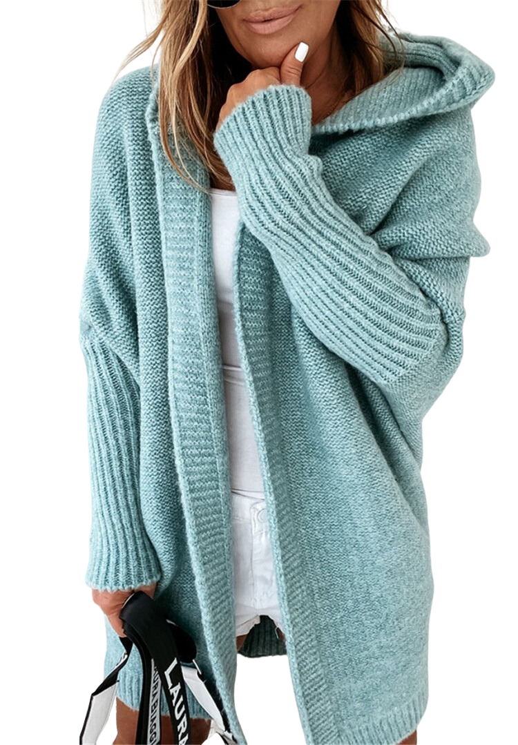 Women's Oversized Hooded Cardigan