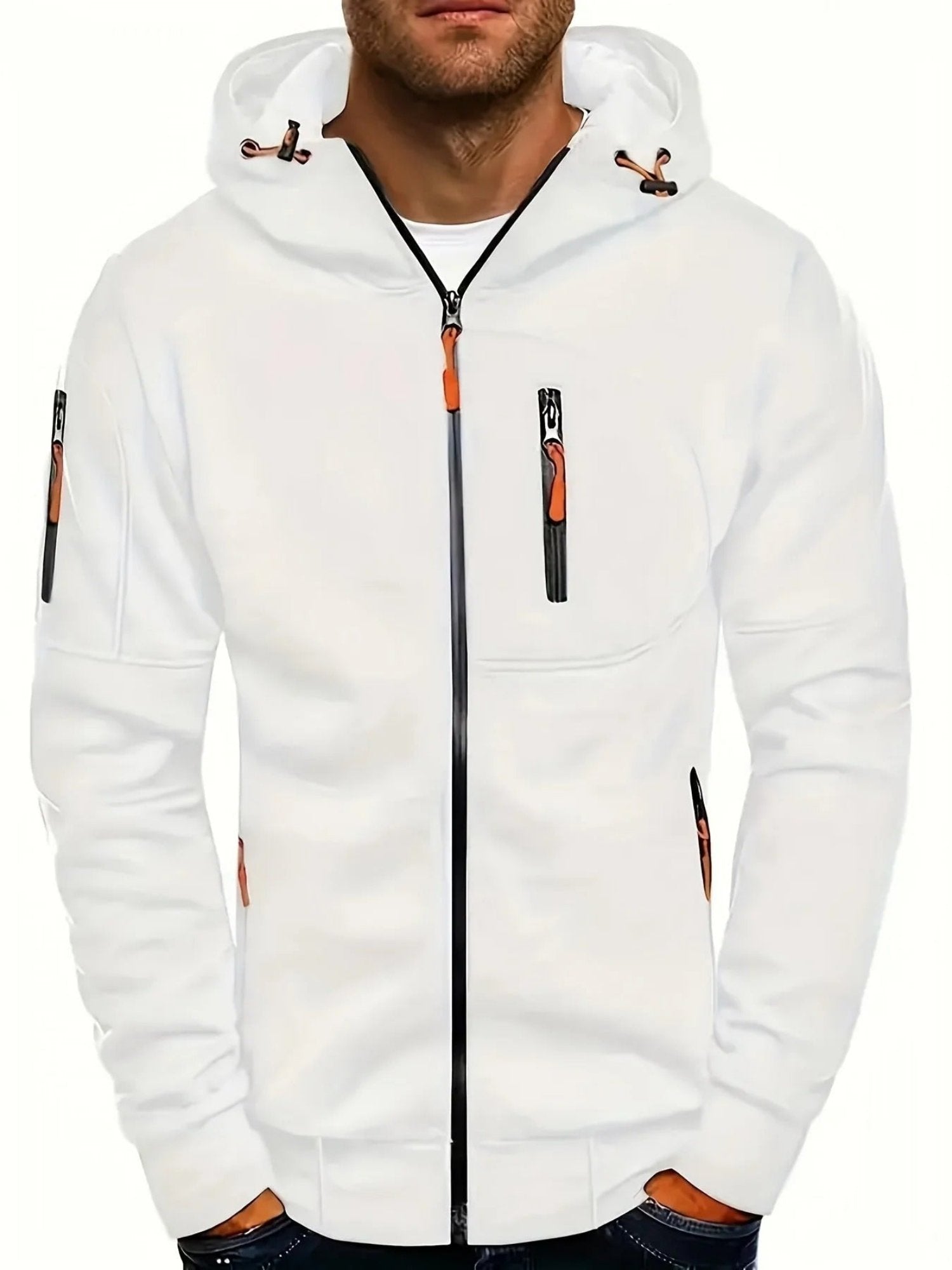 Casual Zip-Up Hoodie for Everyday Comfort