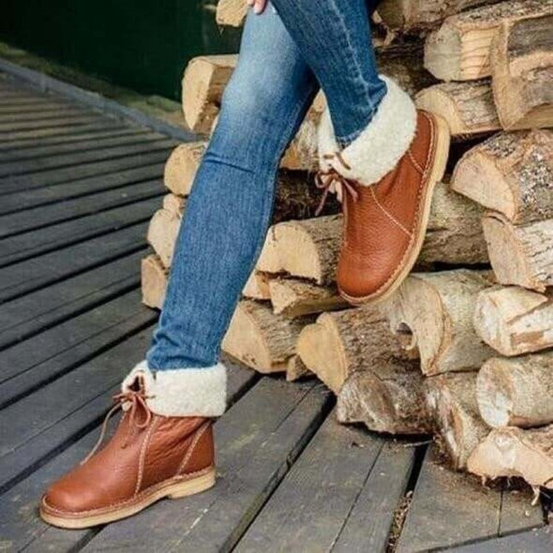 Sturdy Boots with Warm Lining