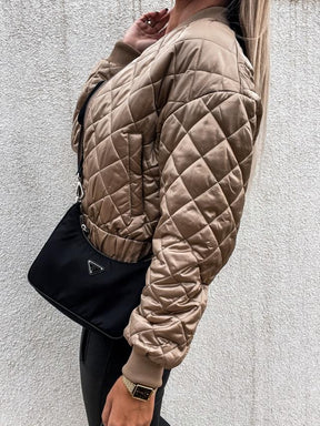 Women's Short Quilted Puffer Jacket