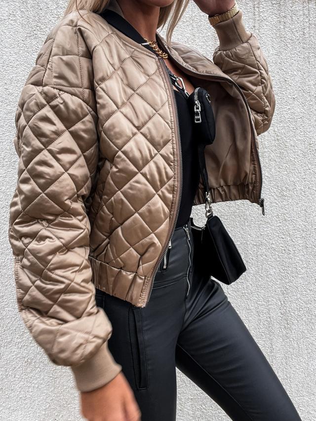 Women's Short Quilted Puffer Jacket