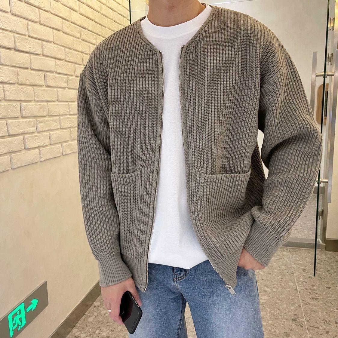 Men's Casual Knitted Cardigan