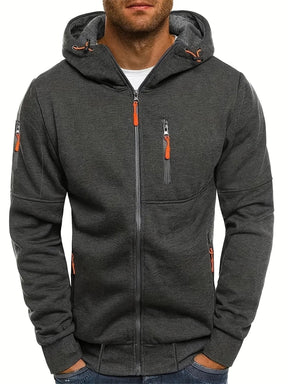 Casual Zip-Up Hoodie for Everyday Comfort