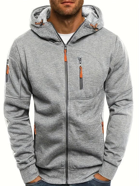 Casual Zip-Up Hoodie for Everyday Comfort