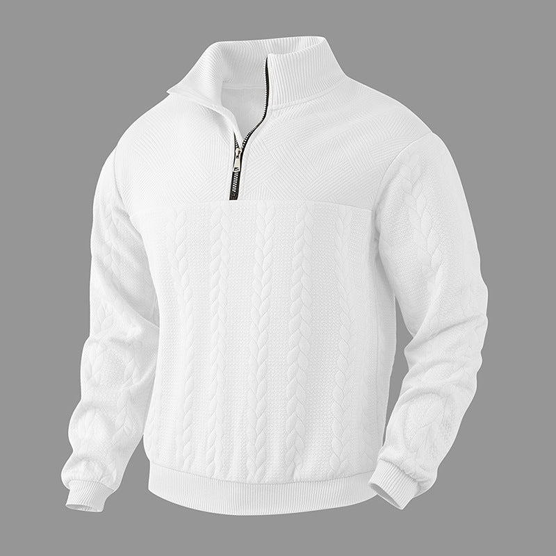 Classic Quarter Zip Sweatshirt for Men