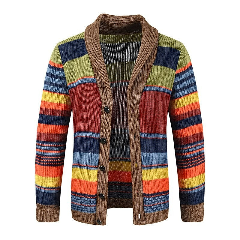 Men's Vibrant Knit Cardigan