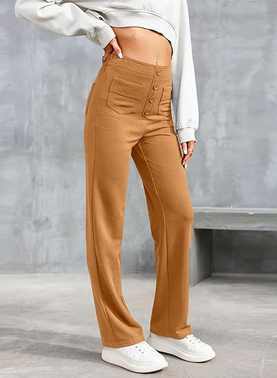 Chic and Cozy High-Waisted Leisure Trousers