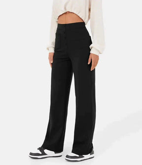 Chic and Cozy High-Waisted Leisure Trousers