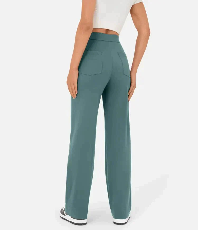 Chic and Cozy High-Waisted Leisure Trousers