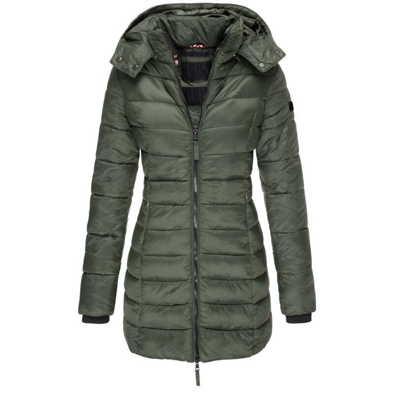 Stylish Long Padded Jacket for Women