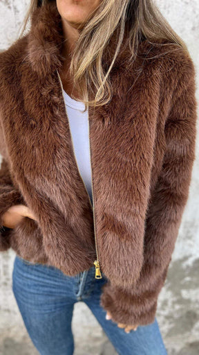 Women's Stylish Fur Jacket