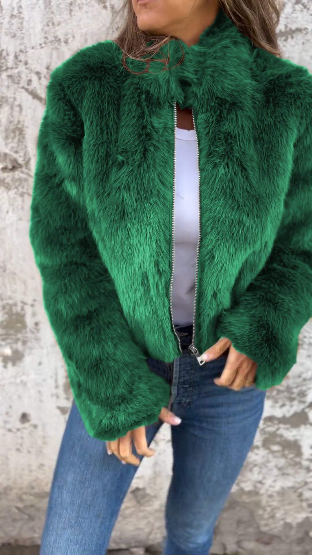 Women's Stylish Fur Jacket