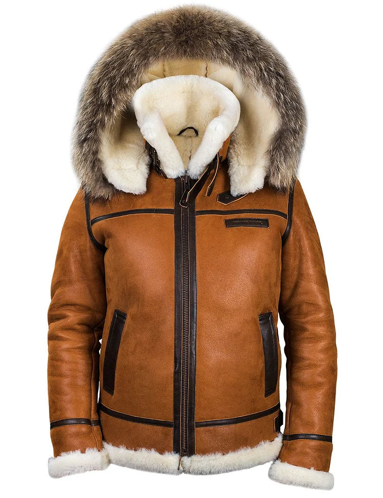 Elegant Winter Coat with Hood for Men